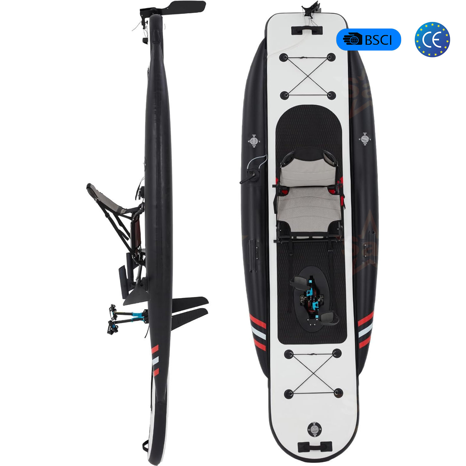 Fishing Kayak Inflatable - Kayak Inflable de Alta Calidad con