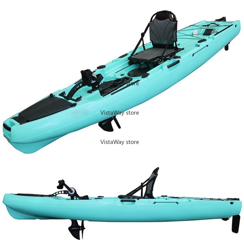 Fishing Kayak Pedal Drive - 10 pies un asiento plástico Pedal