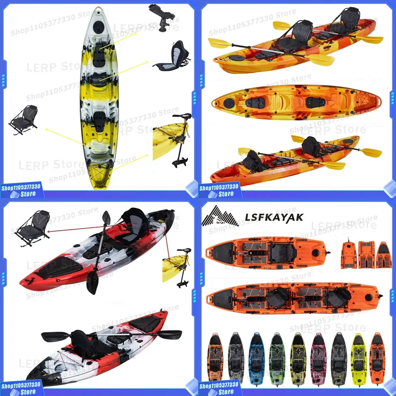 Fishing Kayak Sit In - Kayak de Pesca de Plástico Rígido