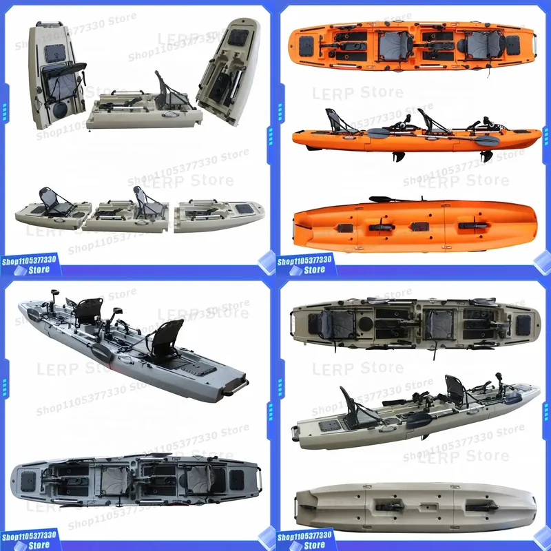 Kayak Modular de 14.5 Pies con - Fishing Kayak Sit In reseña y precio