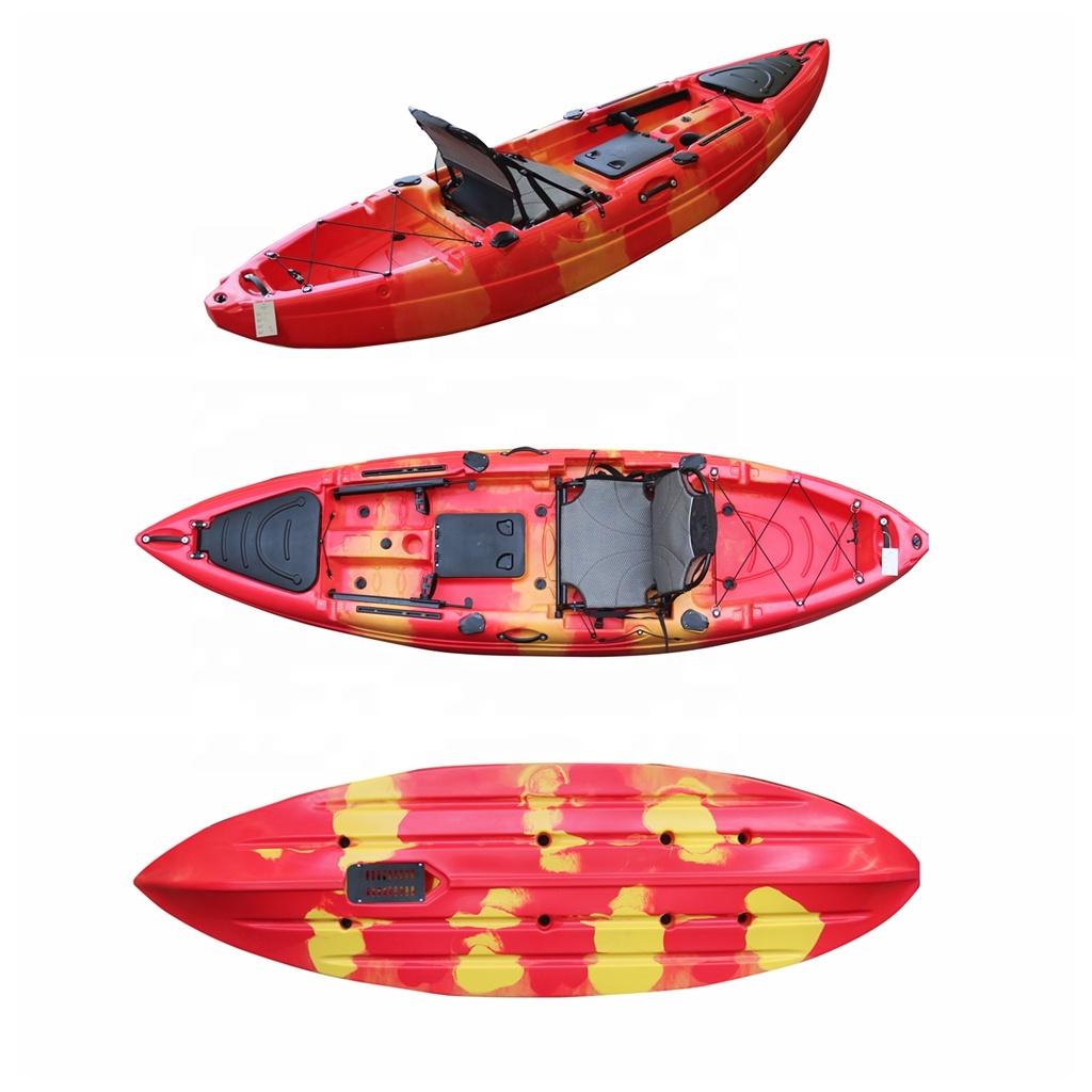 Kayak de plástico de catamarán - Fishing Kayak Sit In reseña y precio