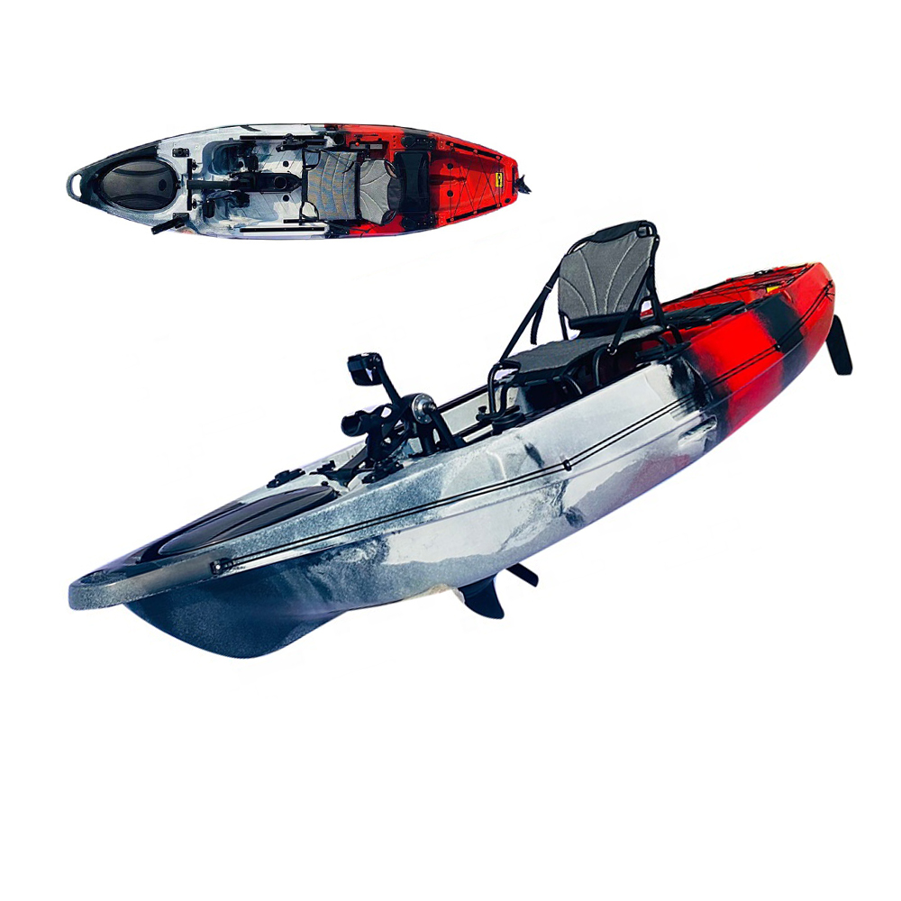Kayak de Mar de 12 pies con Pe - Fishing Kayak Pedal Drive reseña y precio