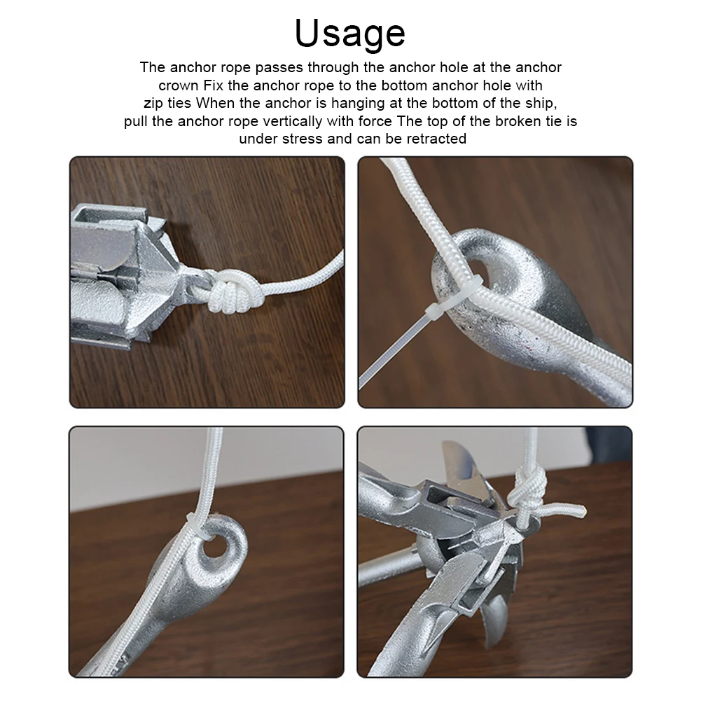 Ancla plegable de acero inoxid - Fishing Kayak Anchor reseña y precio