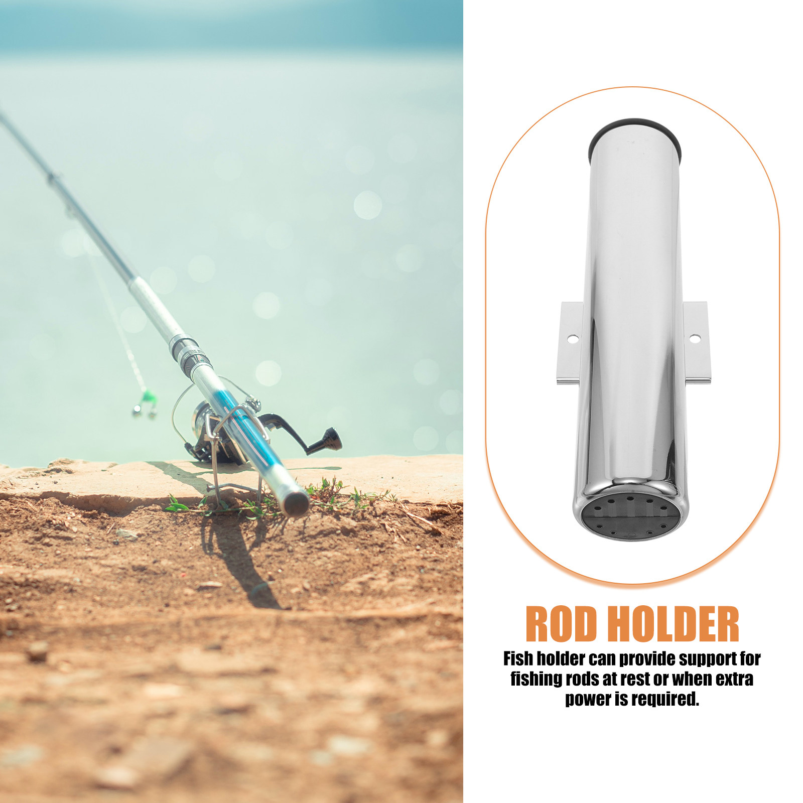 Soporte para Cañas de Pescar d - Fishing Kayak Rod Holder reseña y precio