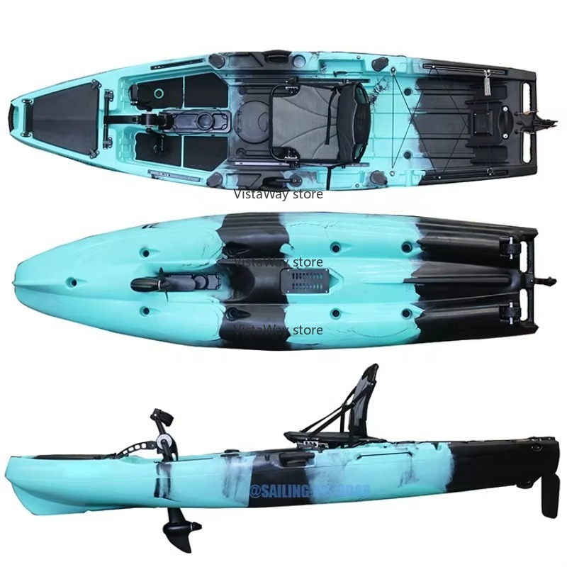10 pies un asiento plástico Pe - Fishing Kayak Pedal Drive reseña y precio