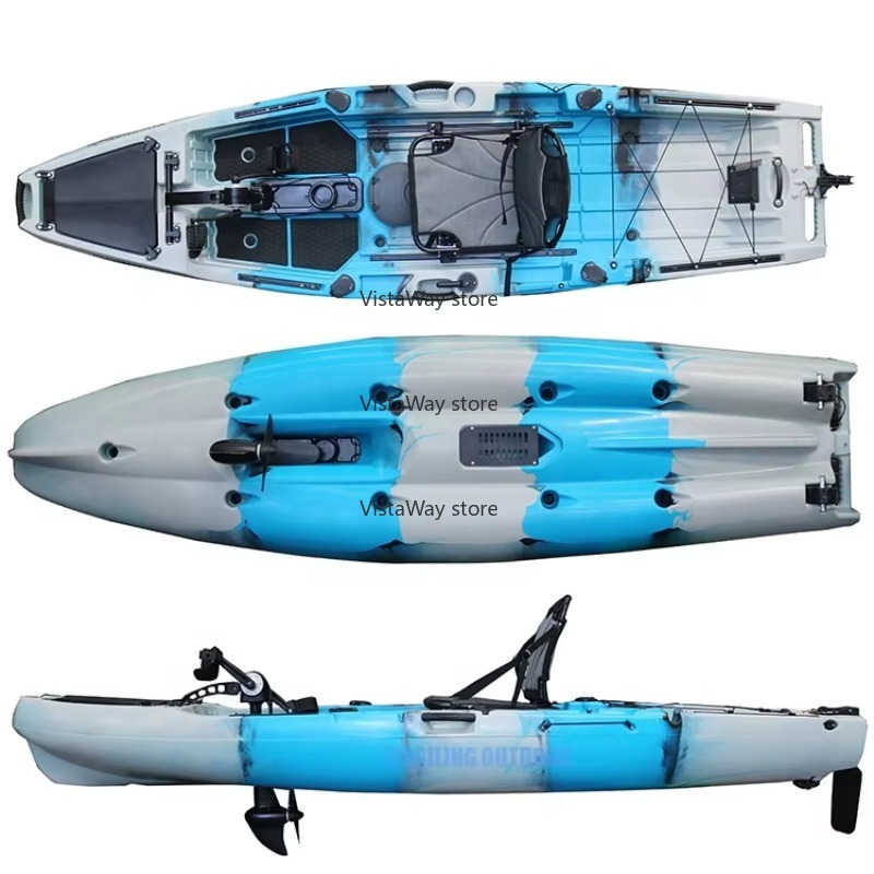 10 pies un asiento plástico Pe - Fishing Kayak Pedal Drive reseña y precio