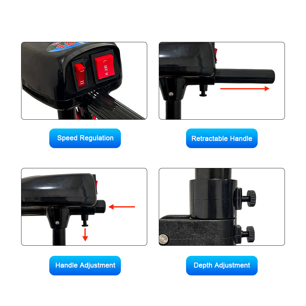 Motor Eléctrico para Pesca SAV - Fishing Kayak Trolling Motor reseña y precio