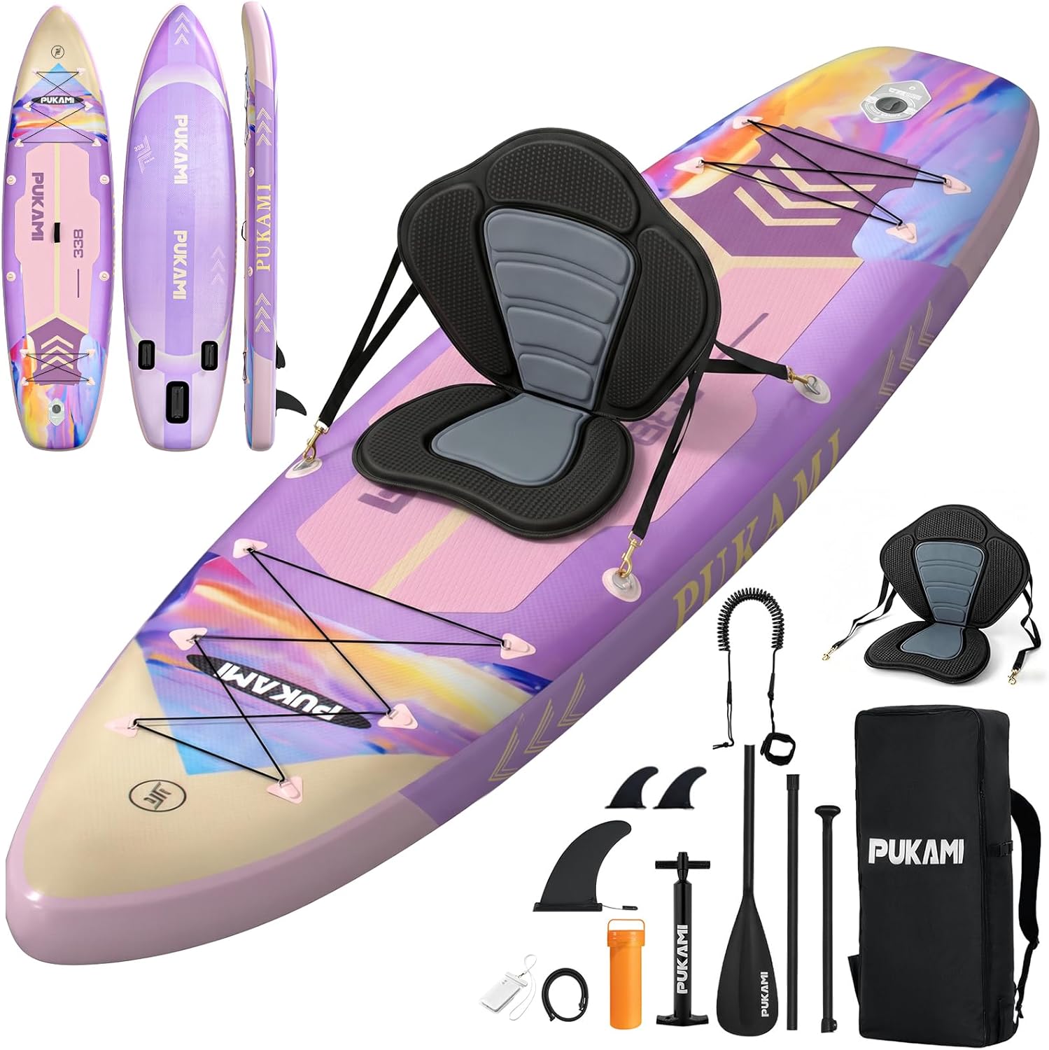 Tabla de paddle surf inflable  - Fishing Kayak Seat reseña y precio