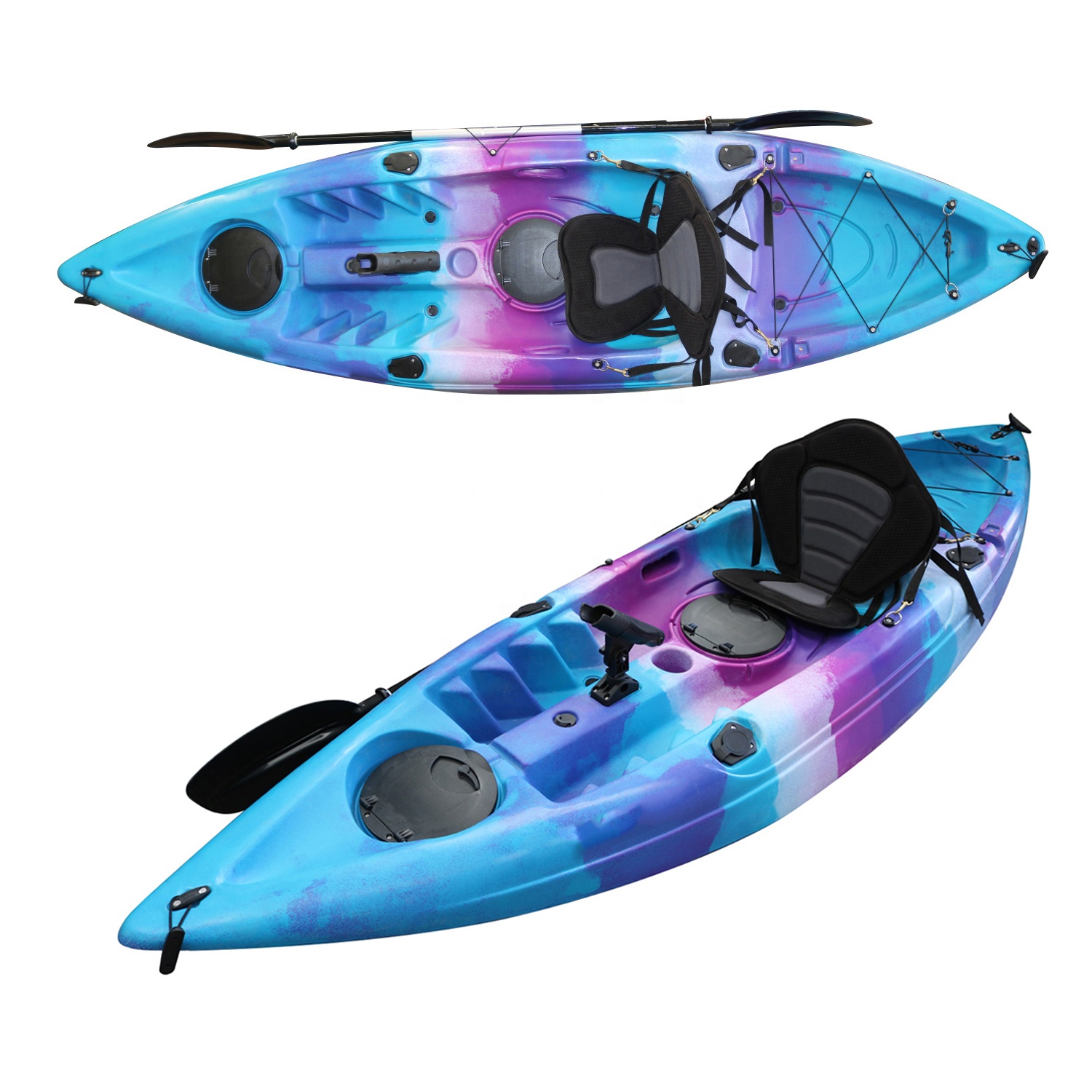 Kayak de Plástico Individual d - Fishing Kayak Sit In reseña y precio